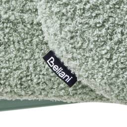 Wyld and Coco Light Green Boucle Dining Chair with Powder-Coated Iron Frame Retro - thumbnail 8