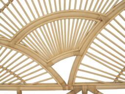 Vente-unique Headboard 160 Cm - Rattan - Natural - EFELA in Light Oak - Size: Double - thumbnail 7