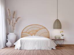 Vente-unique Headboard 160 Cm - Rattan - Natural - EFELA in Light Oak - Size: Double - thumbnail 9