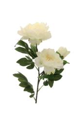 KDMD Three Peony Cream 82cm Artificial Flowers - thumbnail 8
