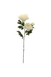 KDMD Three Peony Cream 82cm Artificial Flowers - thumbnail 6