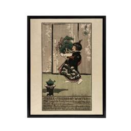 "Artery8 Helen Hyde Three Friends of Winter Tree List Framed Canvas Art Print - Size: W12"" x H16""" - thumbnail 1