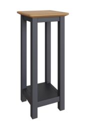 FWStyle Painted Graphite Blue Tall Side Table Ready Assembled in Dark Blue - thumbnail 4