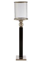 Orsina Functional Design Large Black Candle Holder, High Quality - thumbnail 1