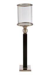 Orsina Functional Design Large Black Candle Holder, High Quality - thumbnail 2
