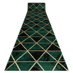 RugsX Exclusive Emerald Runner in Green - Size: 100 cm x 210 cm - thumbnail 1