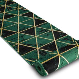 RugsX Exclusive Emerald Runner in Green - Size: 100 cm x 210 cm - thumbnail 3
