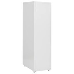 Berkfield Home Mobile File Cabinet Grey 28x41x109 cm Metal - Size: 28 x 41 x 109 cm - thumbnail 4