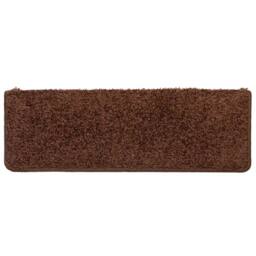 Berkfield Home Stair Mats 10 pcs 65x21x4 cm Brown - Size: Medium - thumbnail 4