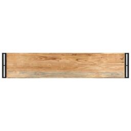 Berkfield Home Console Table 150x30x75 cm Solid Acacia Wood in Brown - Size: 150 x 30 x 75 cm - thumbnail 3