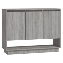 Berkfield Home Sideboard Grey Sonoma 97x31x75 cm Engineered Wood - Size: 97 x 31 x 75 cm - thumbnail 2