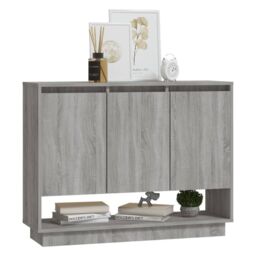 Berkfield Home Sideboard Grey Sonoma 97x31x75 cm Engineered Wood - Size: 97 x 31 x 75 cm - thumbnail 4