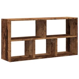 Berkfield Home Wall Shelf Old Wood 100x25x50 cm Engineered Wood in Brown - Size: 100 x 25 x 50 cm - thumbnail 2