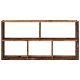 Berkfield Home Wall Shelf Old Wood 100x25x50 cm Engineered Wood in Brown - Size: 100 x 25 x 50 cm - thumbnail 4