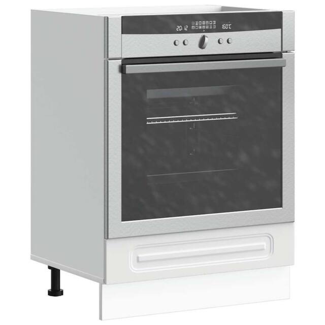 Berkfield Home Oven Cabinet Kalmar White Engineered Wood - image 1