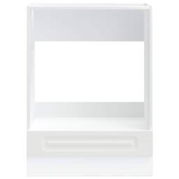 Berkfield Home Oven Cabinet Kalmar White Engineered Wood - thumbnail 4