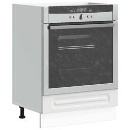Berkfield Home Oven Cabinet Kalmar White Engineered Wood - thumbnail 1