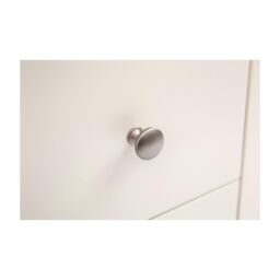 Cabinet Bits Trevi 3 Drawer Desk - Dressing Table Chrome Knob in Off-White - thumbnail 5