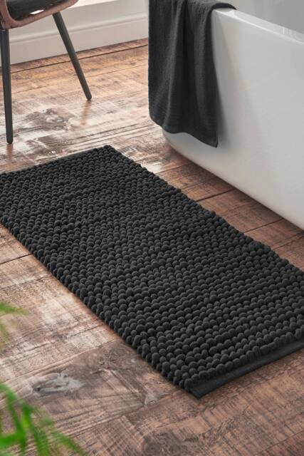 Bianca 'Aspen Bobble' Bath Runner in Black - image 1
