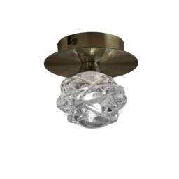 Netlighting Maremagnum Ceiling 1 Light G9 Antique Brass in Bronze - thumbnail 1