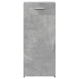 Berkfield Home Sideboard Concrete Grey 40x42.5x93 cm Engineered Wood - thumbnail 4