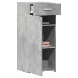 Berkfield Home Sideboard Concrete Grey 40x42.5x93 cm Engineered Wood - thumbnail 3