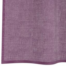 Berkfield Home Voile Curtains with Loops 2 pcs Purple 140x260 cm - thumbnail 6