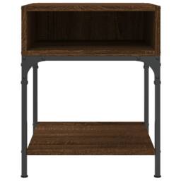 Berkfield Home Bedside Tables 2 pcs Brown Oak 40x41x50 cm Engineered Wood - Size: 40 x 41 x 50 cm - thumbnail 5