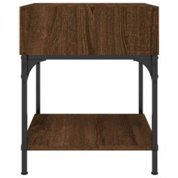 Berkfield Home Bedside Tables 2 pcs Brown Oak 40x41x50 cm Engineered Wood - Size: 40 x 41 x 50 cm - thumbnail 6
