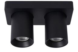 Lucide 'NIGEL' Dimmable Stylish Decorative Indoor LED Ceiling Spotlight GU10 in Black - thumbnail 2