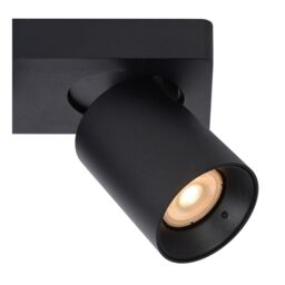 Lucide 'NIGEL' Dimmable Stylish Decorative Indoor LED Ceiling Spotlight GU10 in Black - thumbnail 5