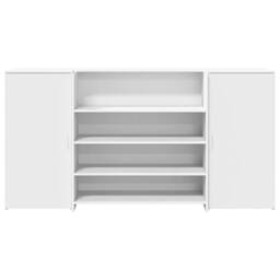 Berkfield Home Reception Desk White 200x50x103.5 cm Engineered Wood - thumbnail 5