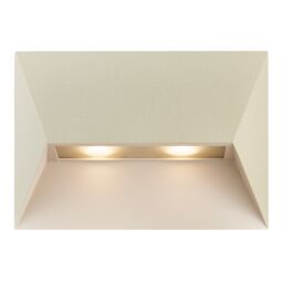 Nordlux Modern Outdoor Wall Light Sand Aluminium GU10 Weatherproof - Mains Powered, IP54 in Beige - thumbnail 6