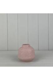KDMD Glossy Glazed Pastel Pink Vase - thumbnail 1