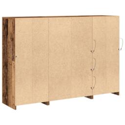 Berkfield Home Sideboard with LED Lights Old Wood 142.5x37x100 cm Engineered Wood in Brown - thumbnail 8