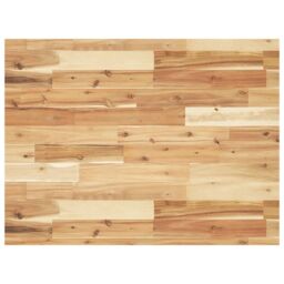 Berkfield Home Desk Top Oil Finished 80x60x4 cm Solid Wood Acacia in Brown - Size: 80 x 60 x 4 cm - thumbnail 1