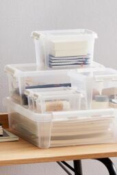 SmartStore 'Storage Box' with Clip Lid for Home, 15 in White - Size: Medium - thumbnail 5