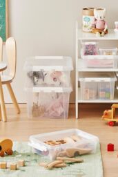 SmartStore 'Storage Box' with Clip Lid for Home, 15 in White - Size: Medium - thumbnail 6