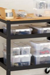 SmartStore 'Storage Box' with Clip Lid for Home, 15 in White - Size: Medium - thumbnail 2
