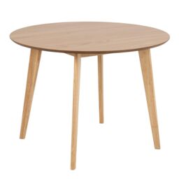 Furniture To Go Roxby Round Dining Table in Oak 105x76cm in Light Oak - Size: 105x76 cm