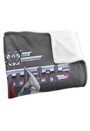 Hasbro Transformers Starscream Silky Touch Super Soft Throw Blanket 152x127cm in White - Size: 152x127 cm - thumbnail 3
