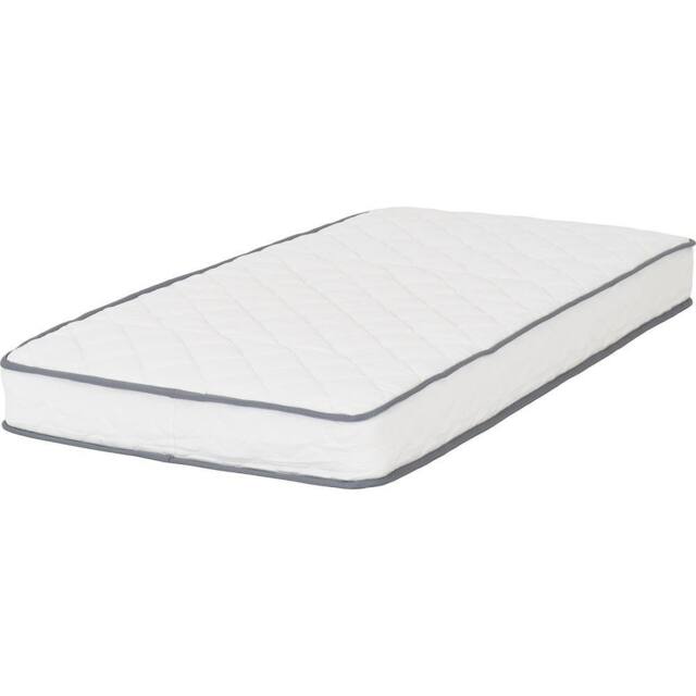 Seconique Yasmin 3' Roll-Up Mattress 18cm (Bonnel Spring) in White - Size: Single - image 1