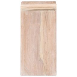 Berkfield Home Bedside Table 40x30x60 cm Solid Acacia Wood in Brown - Size: 40 x 30 x 60 cm - thumbnail 4