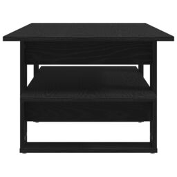 Berkfield Home Coffee Table Black Oak 102x55x42 cm Engineered Wood - Size: 102 x 55 x 42 cm - thumbnail 7