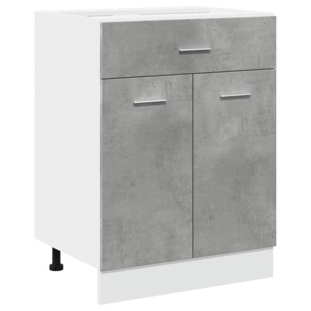 Berkfield Home Drawer Bottom Cabinet Lyon Concrete Grey 60x46x81.5 cm Engineered Wood - image 1