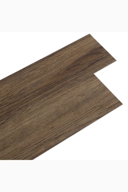 Living and Home 36Pcs PVC Wooden Self-adhesive Laminate Flooring Planks in Dark Brown - image 1