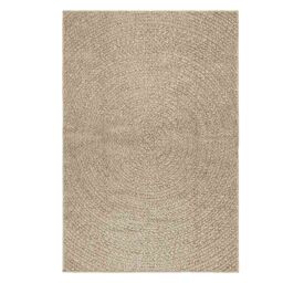 Berkfield Home Rug ZIZUR Beige 120x170 cm Jute Look Indoor & Outdoor - Size: Medium - thumbnail 2