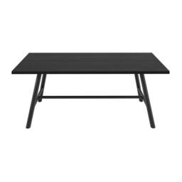 Lemon Pavilion Furniture Louie Indoor Dining Table (Pack of 2) - Wood Variant/Metal in Black - Size: 2 Pack - thumbnail 2