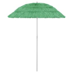 Berkfield Home Hawaii Beach Umbrella Green 180 cm - thumbnail 1