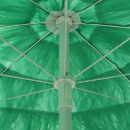 Berkfield Home Hawaii Beach Umbrella Green 180 cm - thumbnail 6
